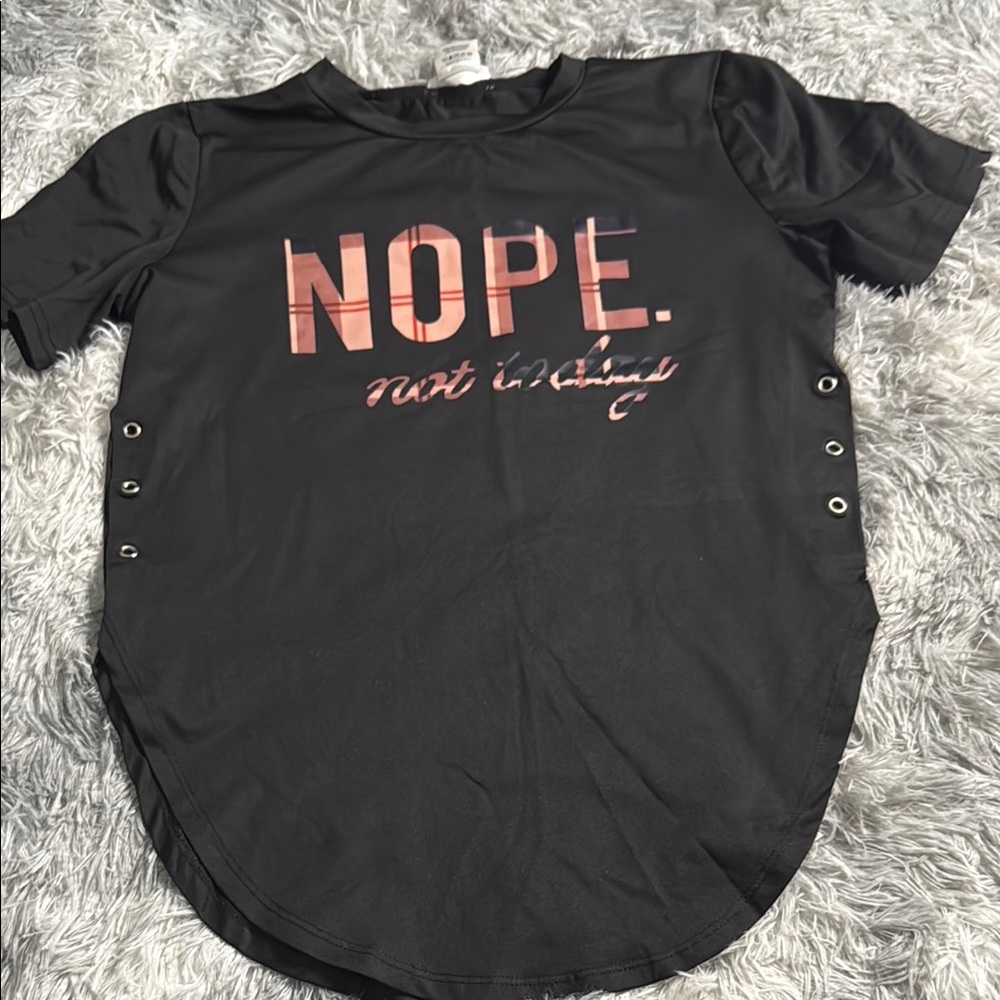 Black Graphic Women's Top